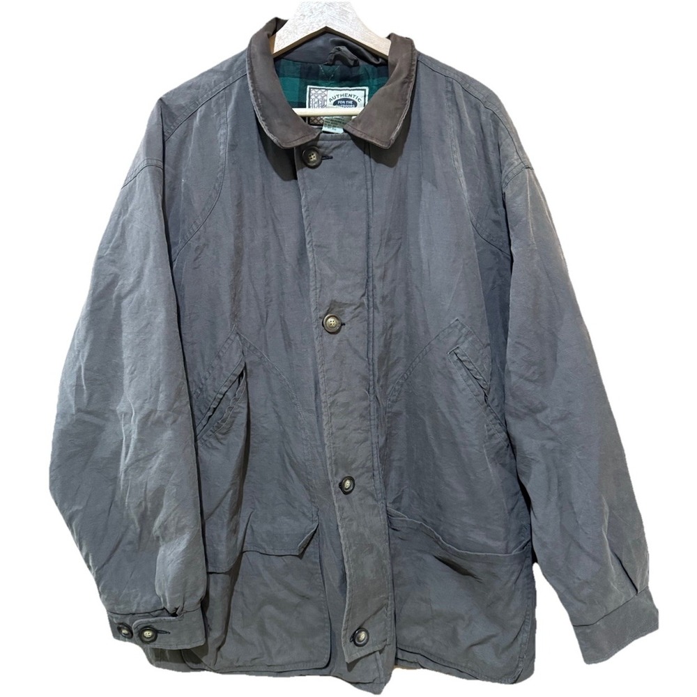 Gap Chore Barn Coat Jacket Corduroy Collar Quilted Lining Workwear Large EUC
